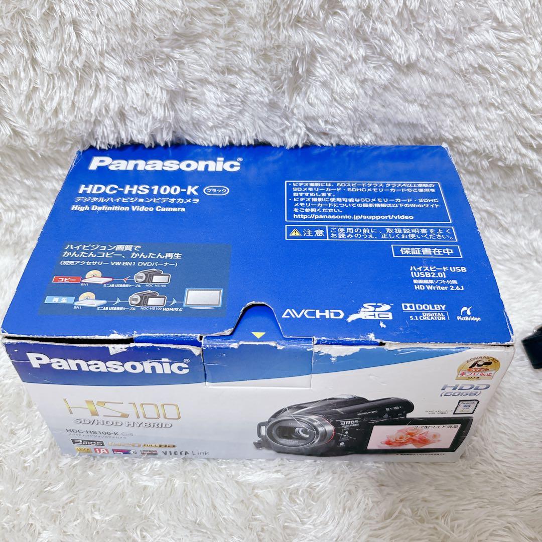 【美品】Panasonic デジタルハイビジョンビデオカメラ HDC-HS100
