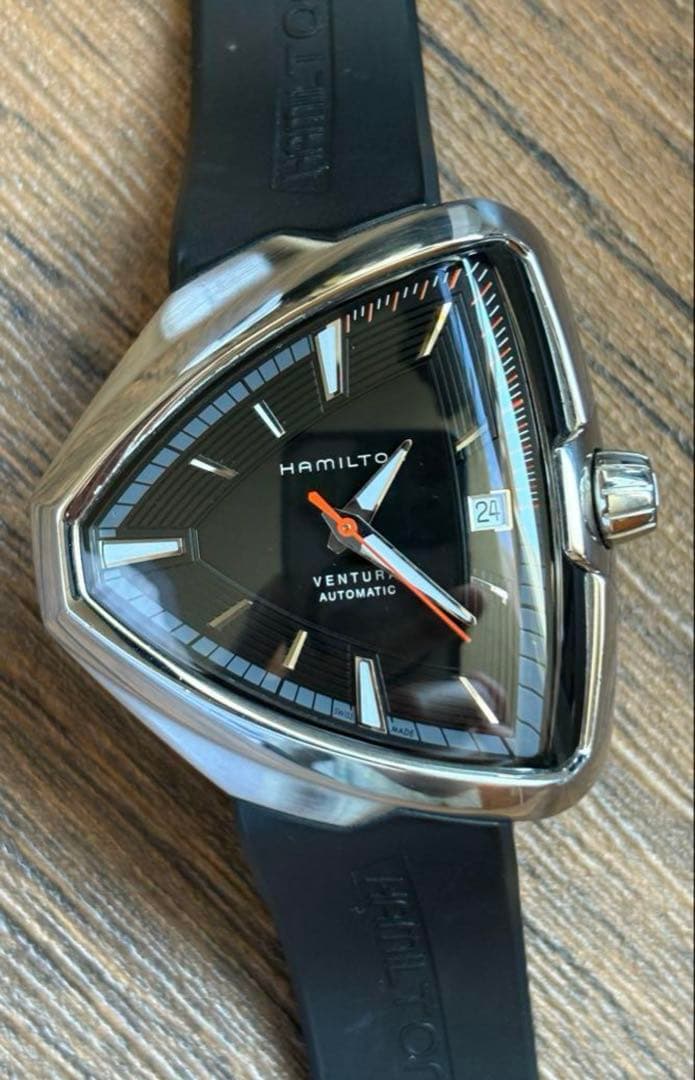 美品 HAMILTON ハミルトン ベンチュラ プレスリー自動巻