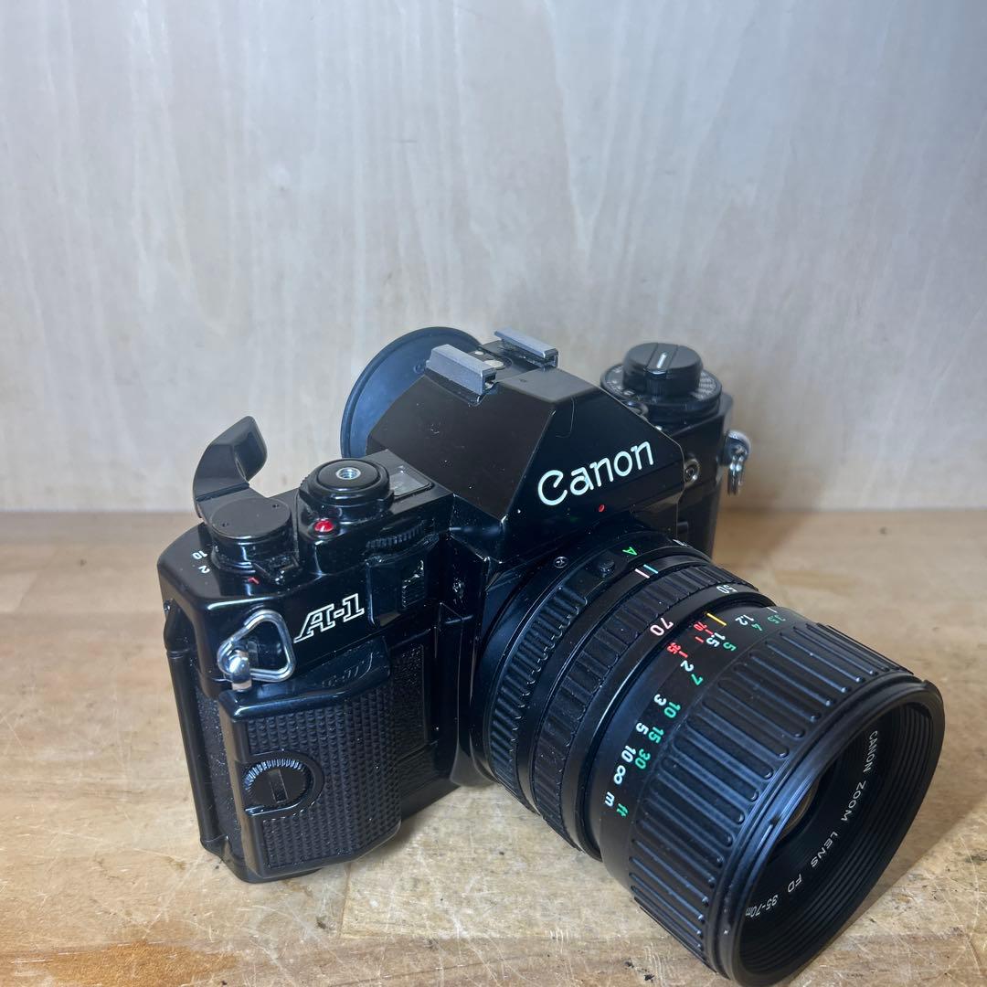 Canon A-1+ FD 35-70 f3.4-4.5 鳴きなし 完動美品