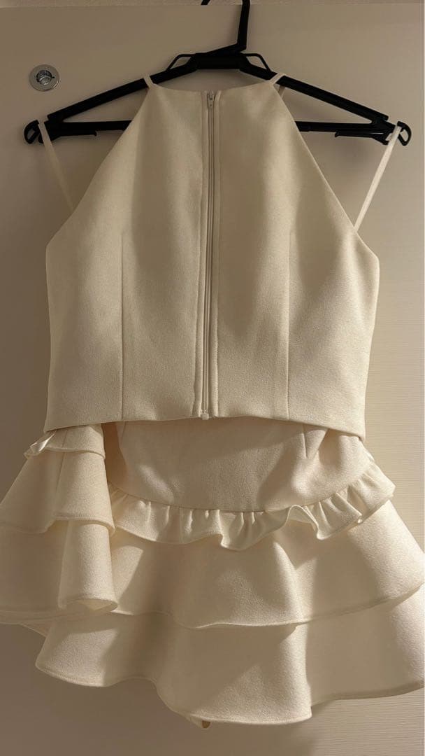 ROBE de FLEURS フリルミニドレス Sサイズ