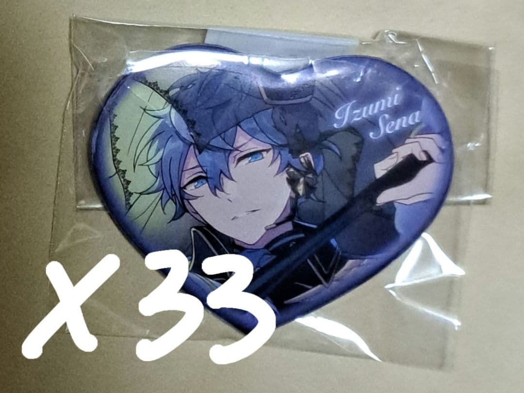 瀬名泉 ホラハロ ハート缶バッジ AGF