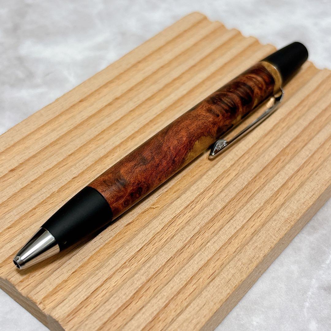 Amazon.co.jp: 野原工芸 特上花梨瘤杢 源平 スタンダードボールペン