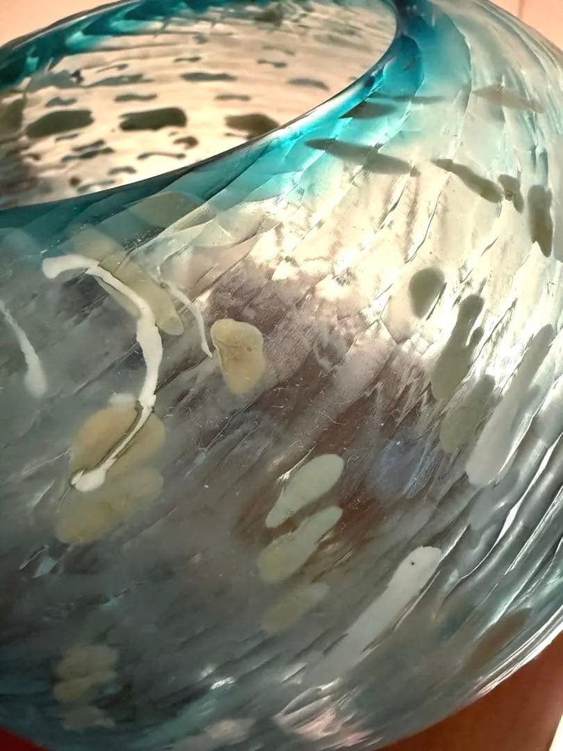 イイノナホ ガラス 作家 花器 フラワーベース オブジェ