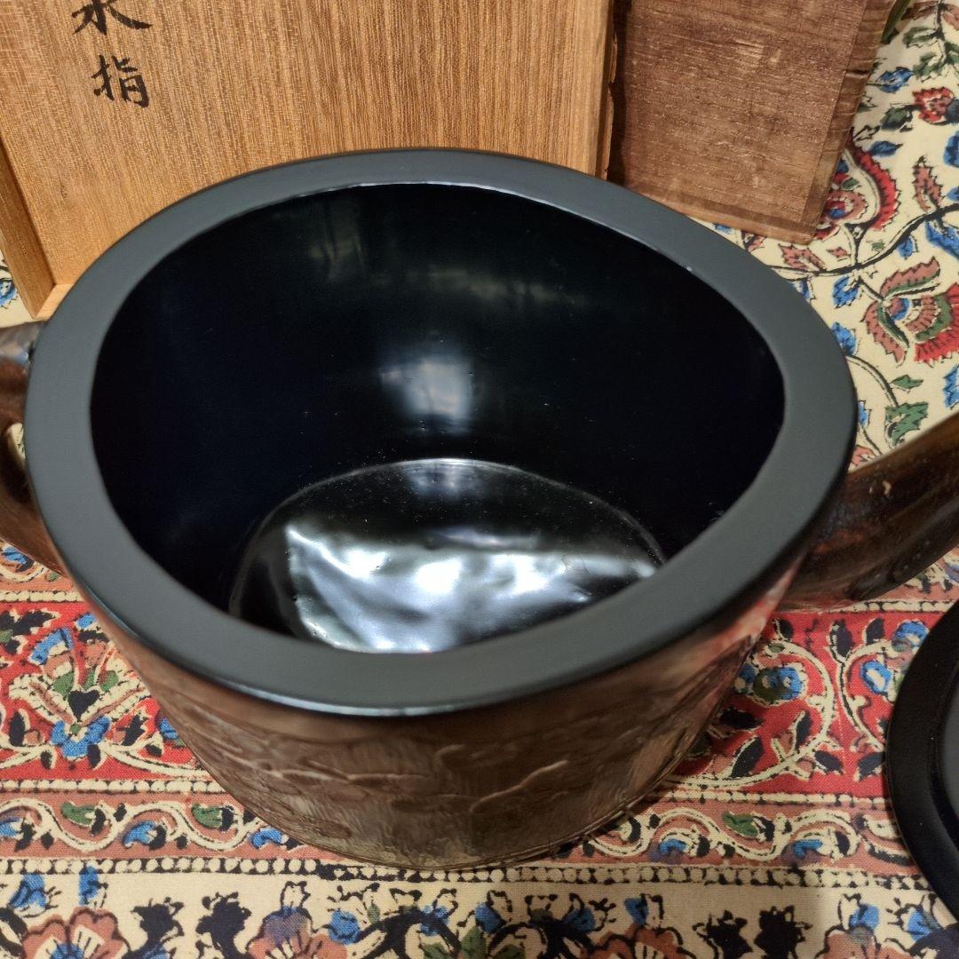 竹製彫刻入 水注