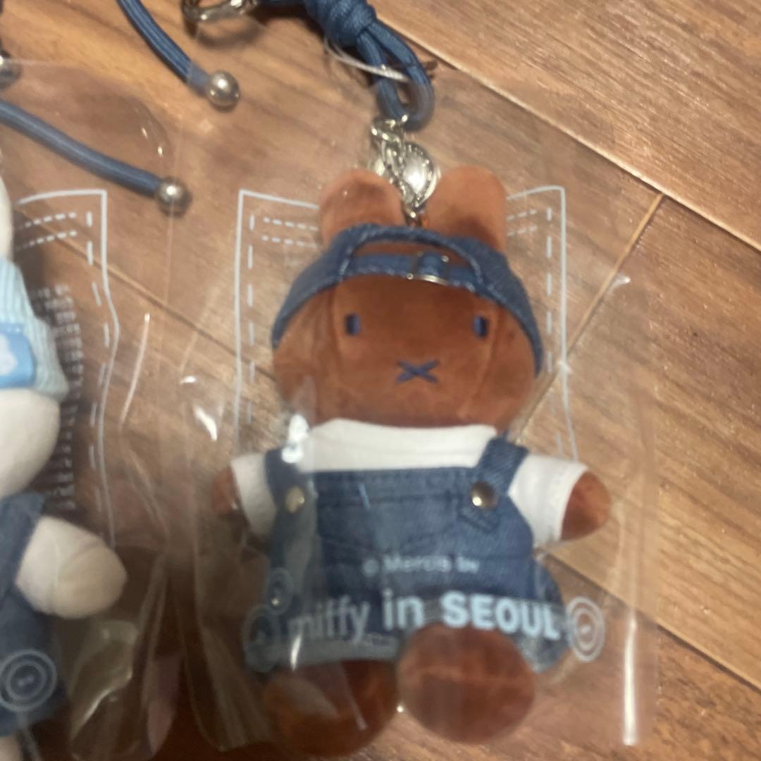 韓国ソウルミッフィー デニムスタイル ぬいぐるみ 3体セット