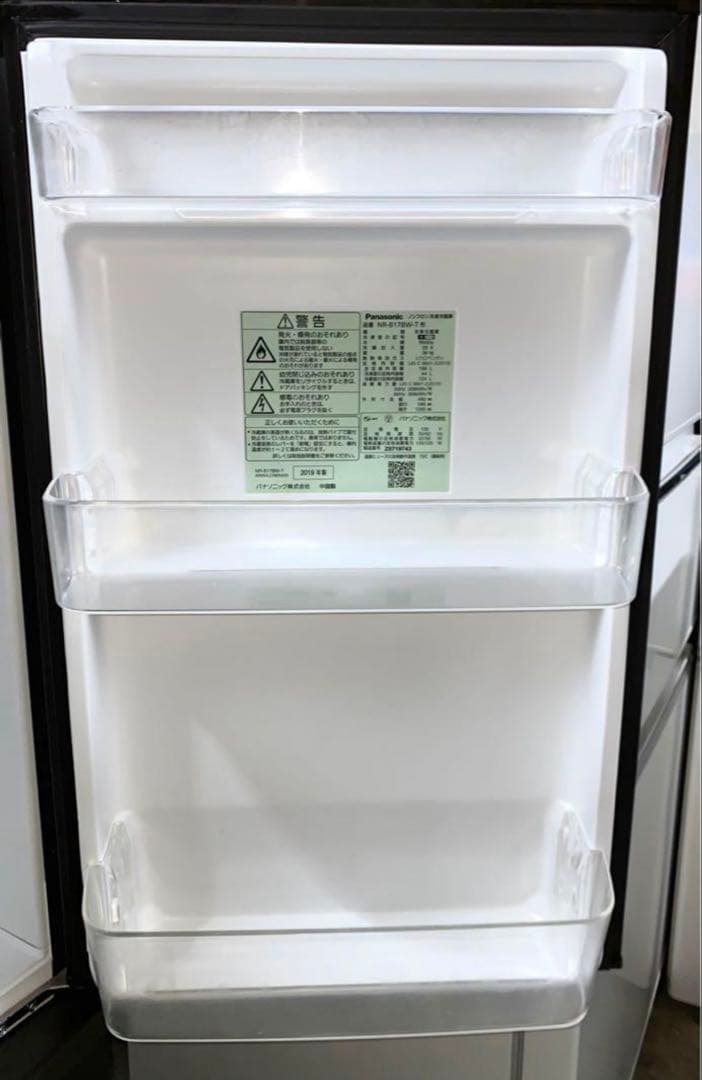 パナソニック　ノンフロン冷凍冷蔵庫　NR-B17BW-T 2019年製　168L