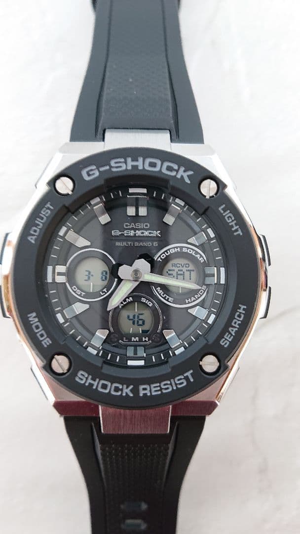 G-SHOCK G-STEEL GST-W300-1AJF 美中古品。