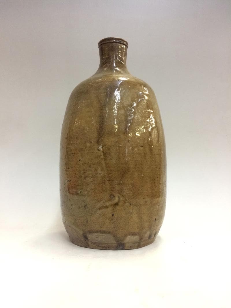 ★骨董一点もの！　黄瀬戸/瀬戸焼　徳利　江戸中~後期　1780~1810年頃_5