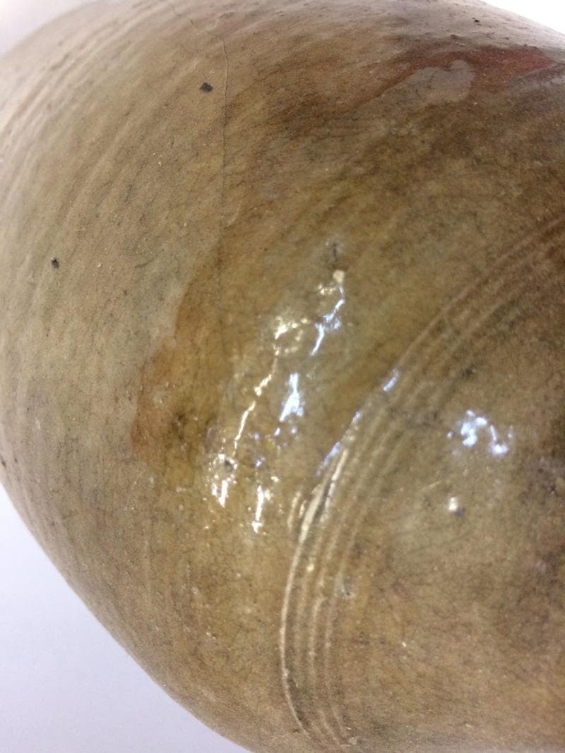 ★骨董一点もの！　黄瀬戸/瀬戸焼　徳利　江戸中~後期　1780~1810年頃_5