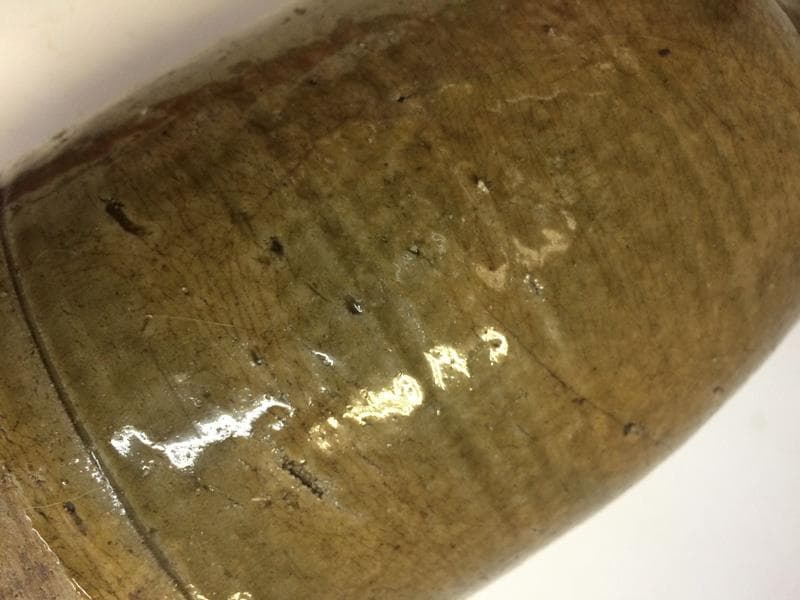 ★骨董一点もの！　黄瀬戸/瀬戸焼　徳利　江戸中~後期　1780~1810年頃_5