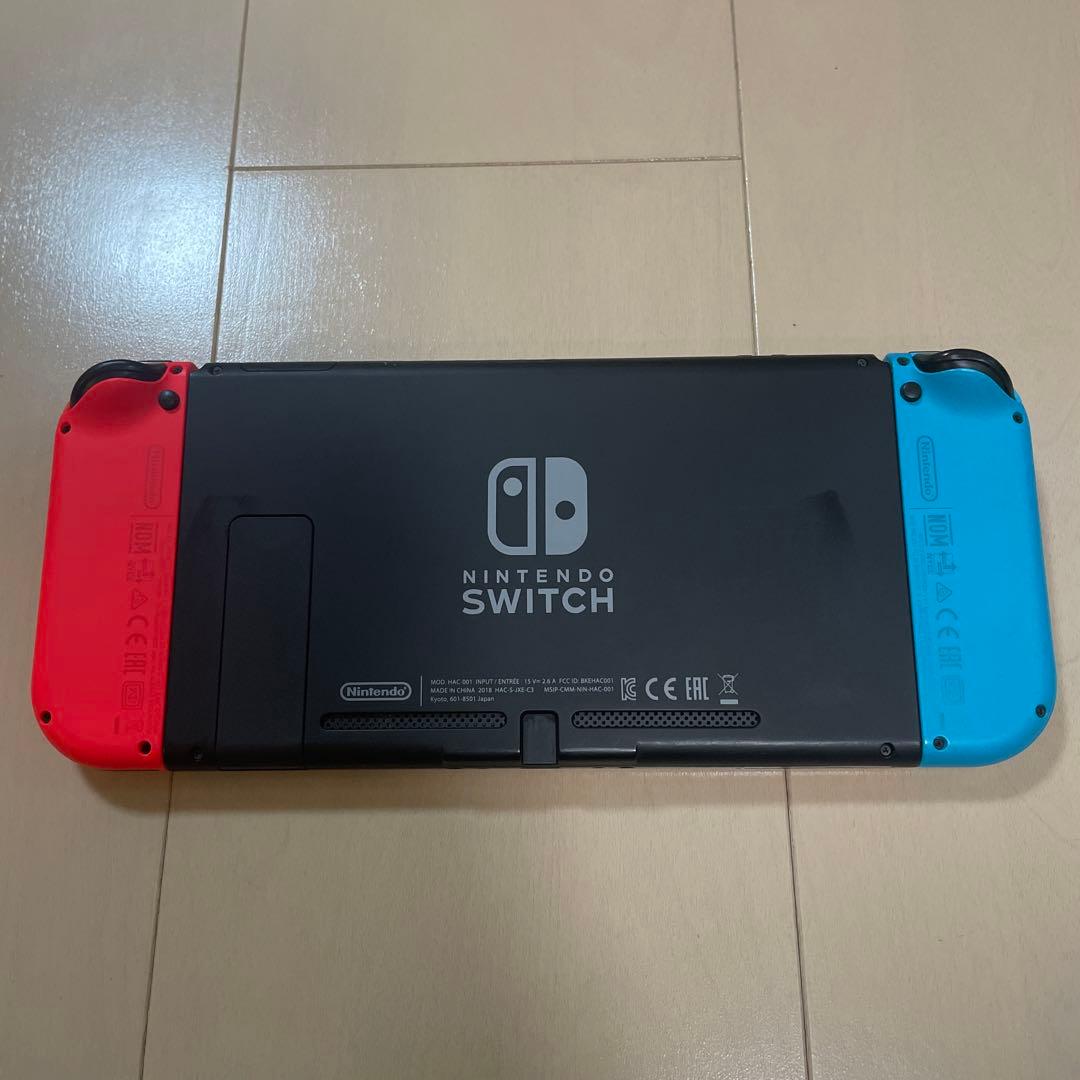 Nintendo Switch 本体 ネオンブルー・レッド＋LANアダプター