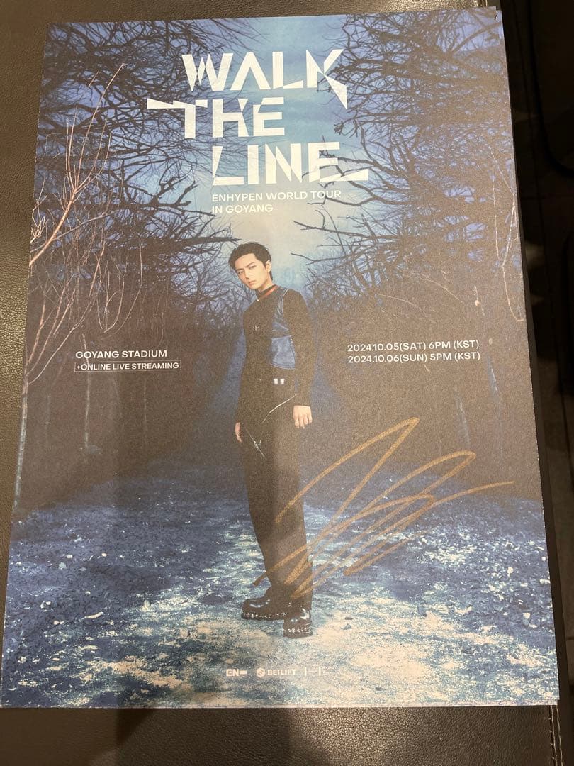 ENHYPEN ジェイ 直筆サイン ポスター
