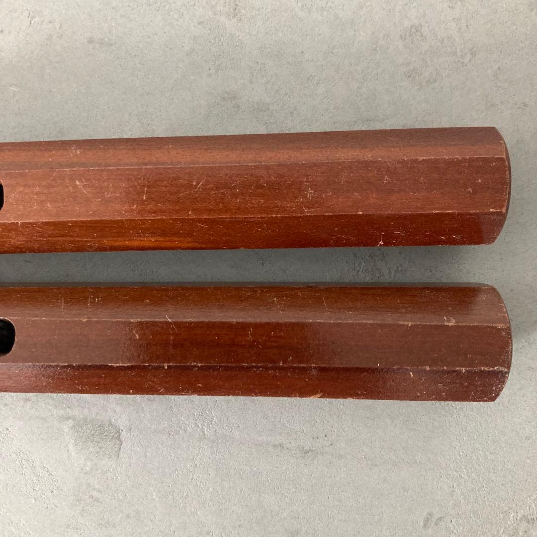 スヌケ　ヌンチャク　ペア　沖縄空手　古流武術　古武道　日本製　15cm　八角先太