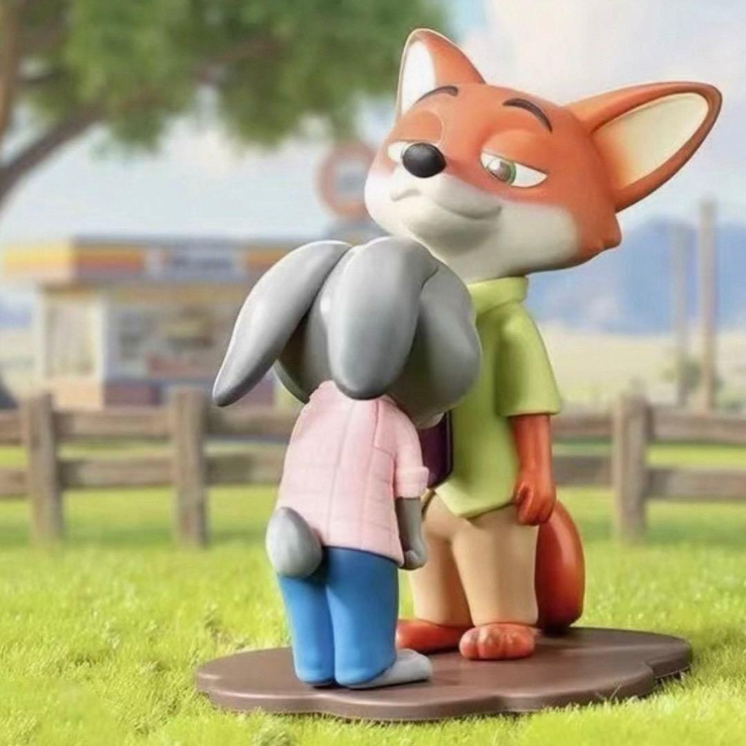 ズートピア2 ベストパートナー ニック ジュディ 3Dムービー フィギュア