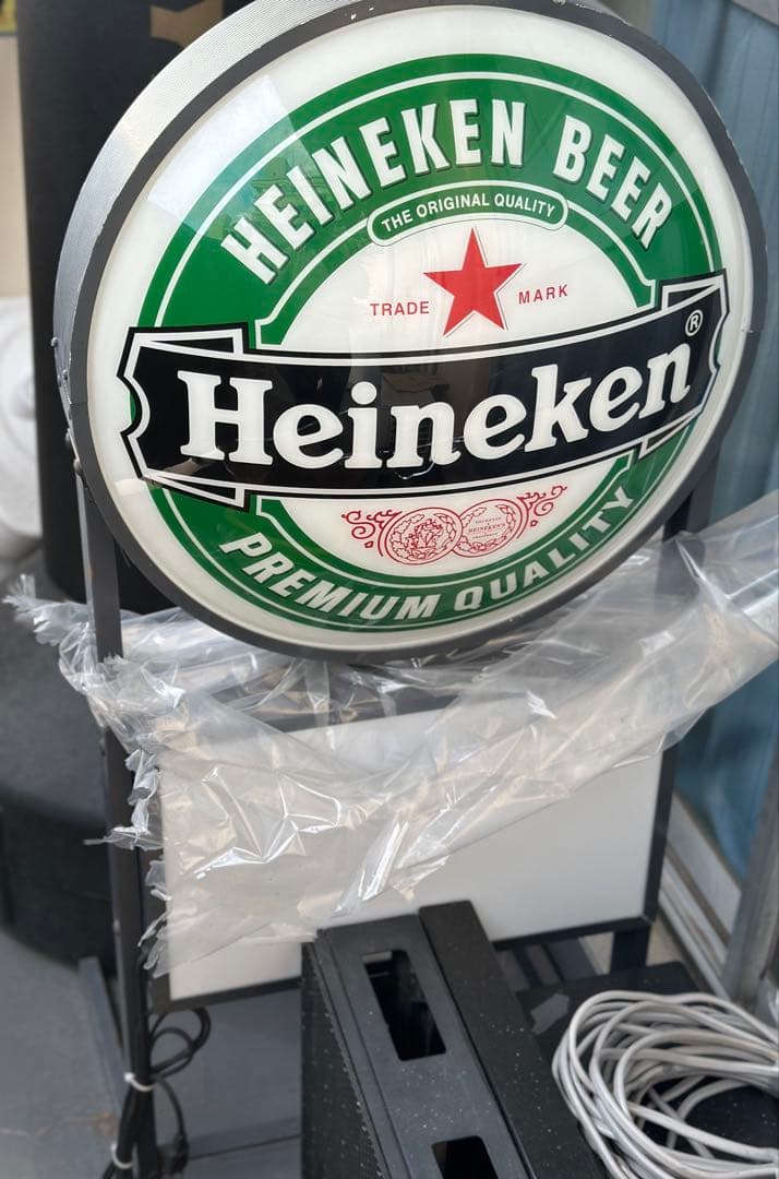 Heineken ビール 電気看板 - メルカリ