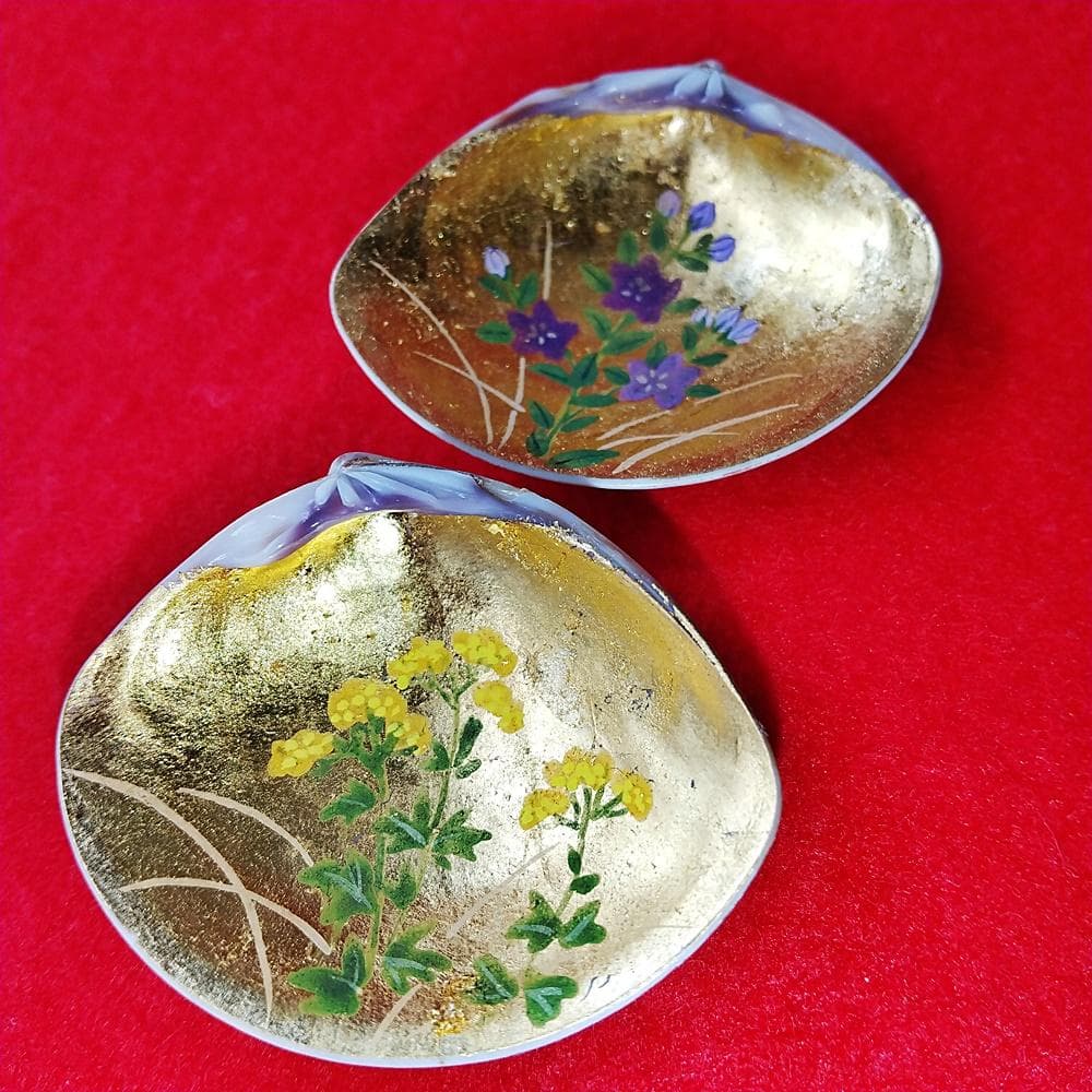 Toshi様専用 純金泊 京洛の秋 貝桶と貝合わせ