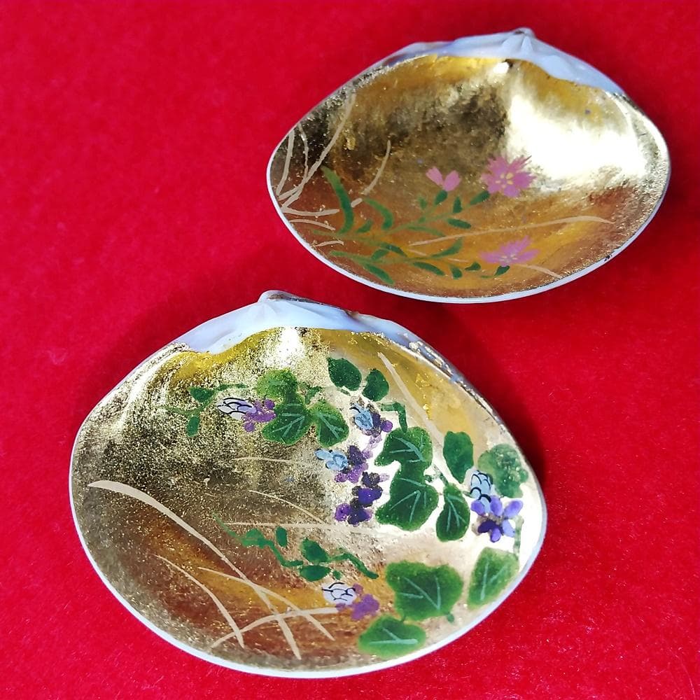 Toshi様専用 純金泊 京洛の秋 貝桶と貝合わせ