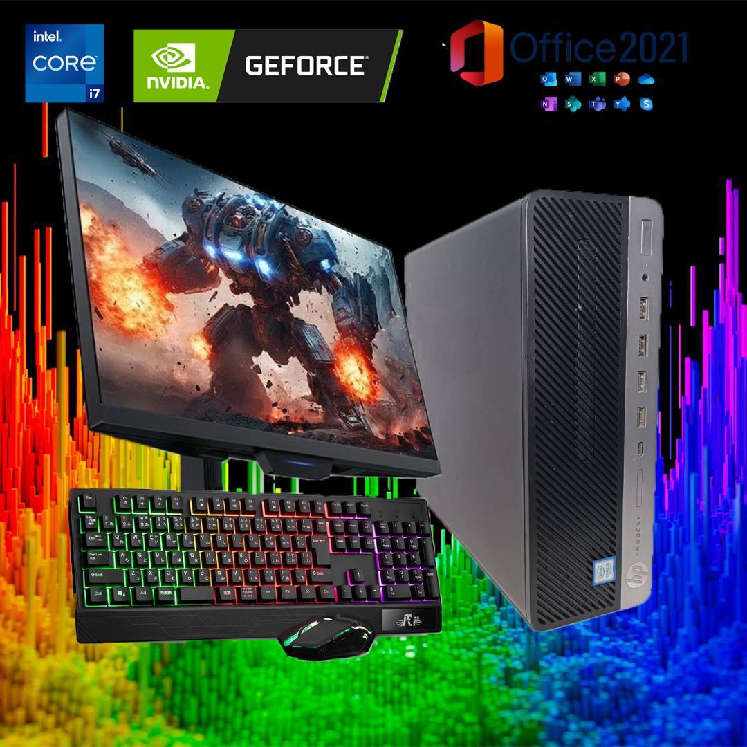 激安ゲーミングPCフルセット】i7 NVIDIA MS Office DELL｜激安