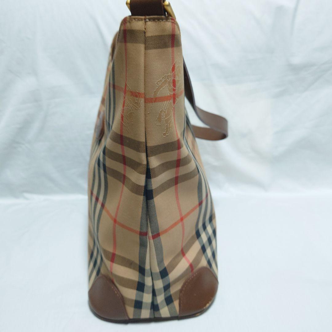 〈希少〉BURBERRY　ショルダーバッグ　月桂樹　シャドーホース　レザー