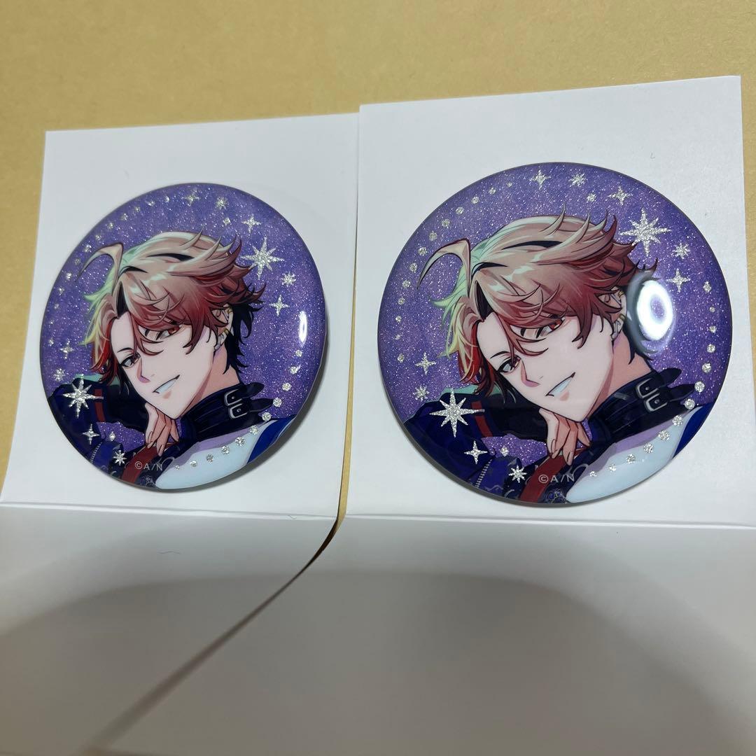 にじさんじ セラフ・ダズルガーデン IMPACT キラキラ缶バッジ 月組 2点