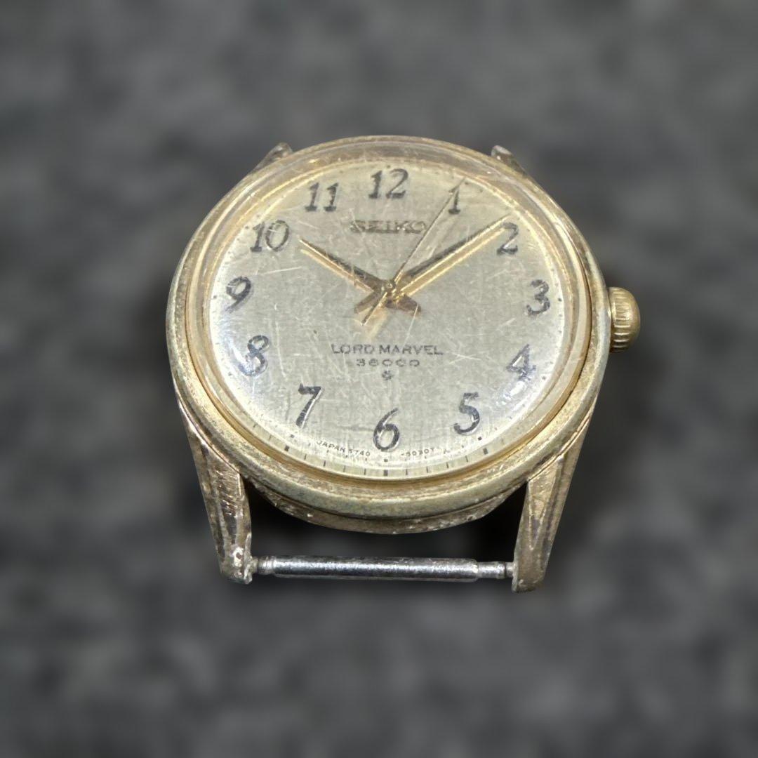 seiko手巻き 5740-8000 ロードマーベル36000 メンズ腕時計