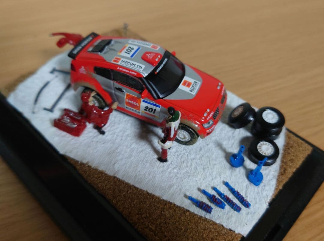 パジェロ2004ダカールラリー ジオラマ②