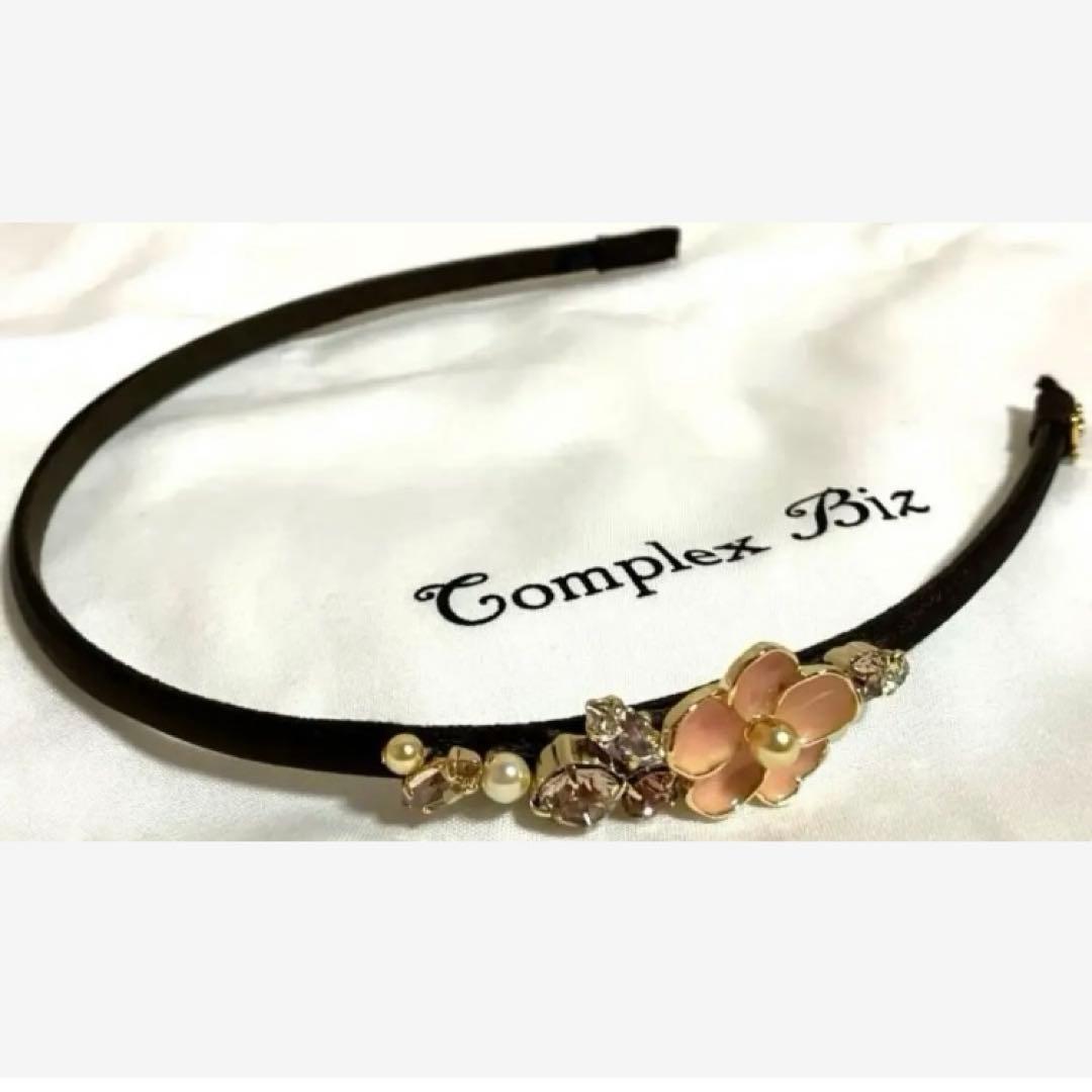 新品未使用】ComplexBiz エレガンスフラワーヘアバンド ピンクミックス
