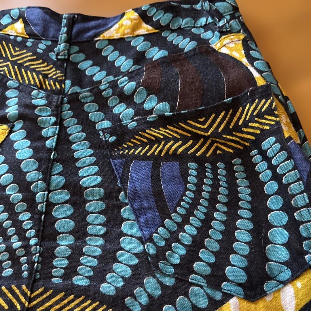 JUNYA WATANABE コムデギャルソン　バティック柄　サルエルパンツ