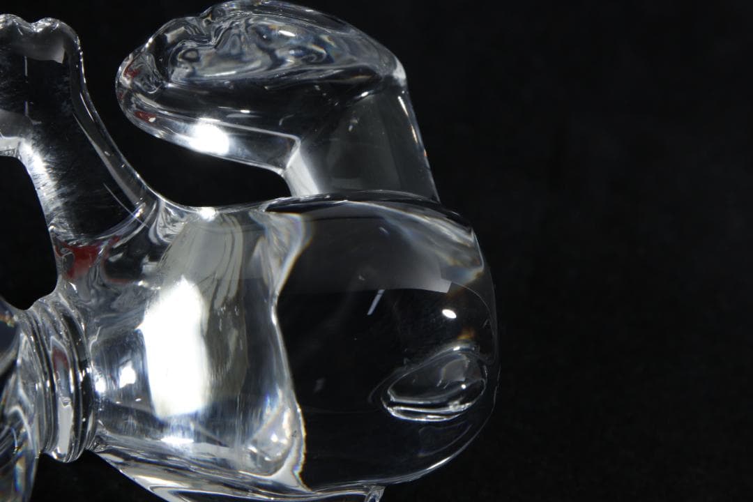 2280 Baccarat バカラ スヌーピー クリスタル 置物