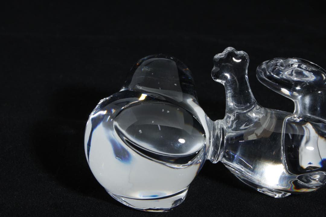 2280 Baccarat バカラ スヌーピー クリスタル 置物