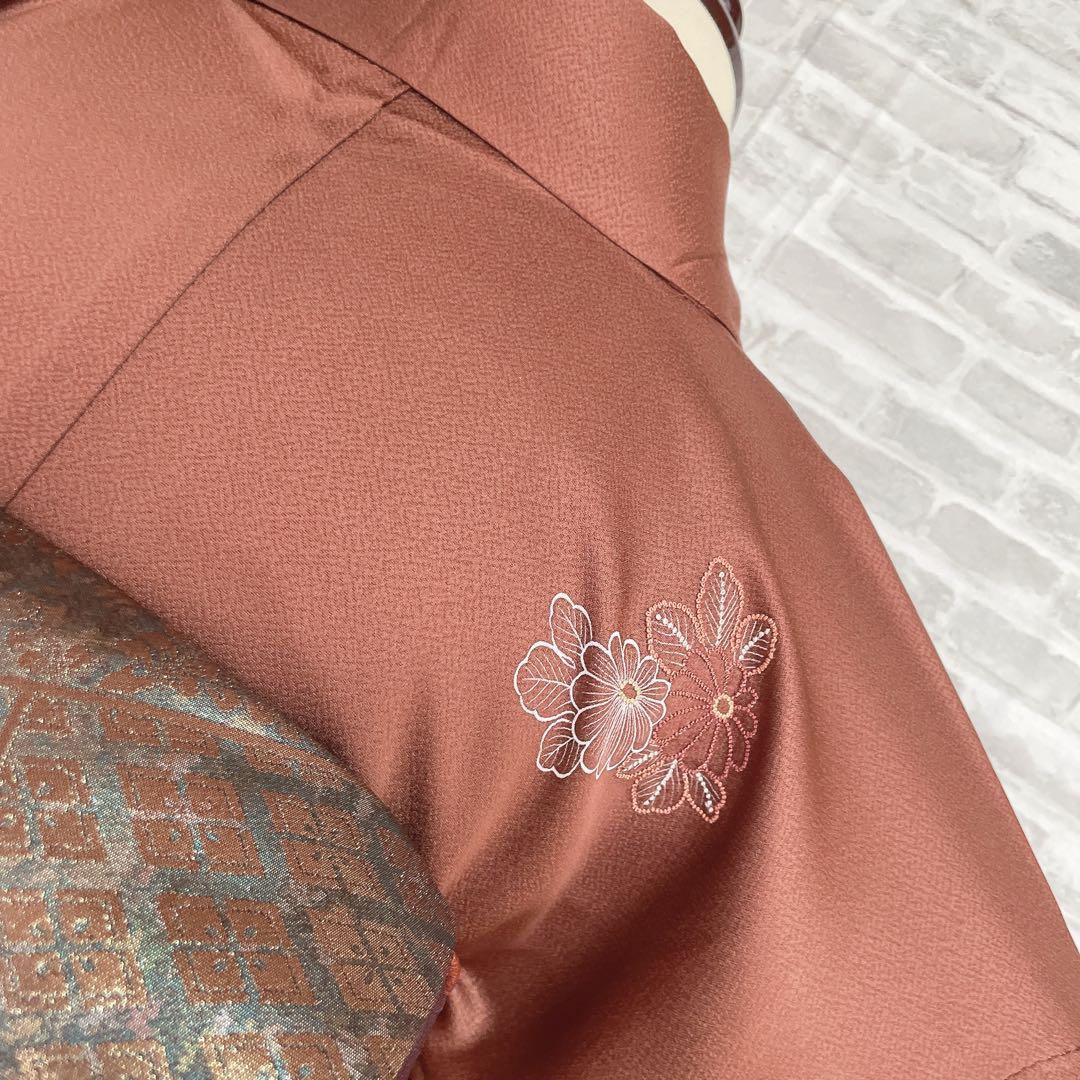 訪問着 フルセット 椿 相良刺繍 入学式 卒業式 着物 付け下げ H10