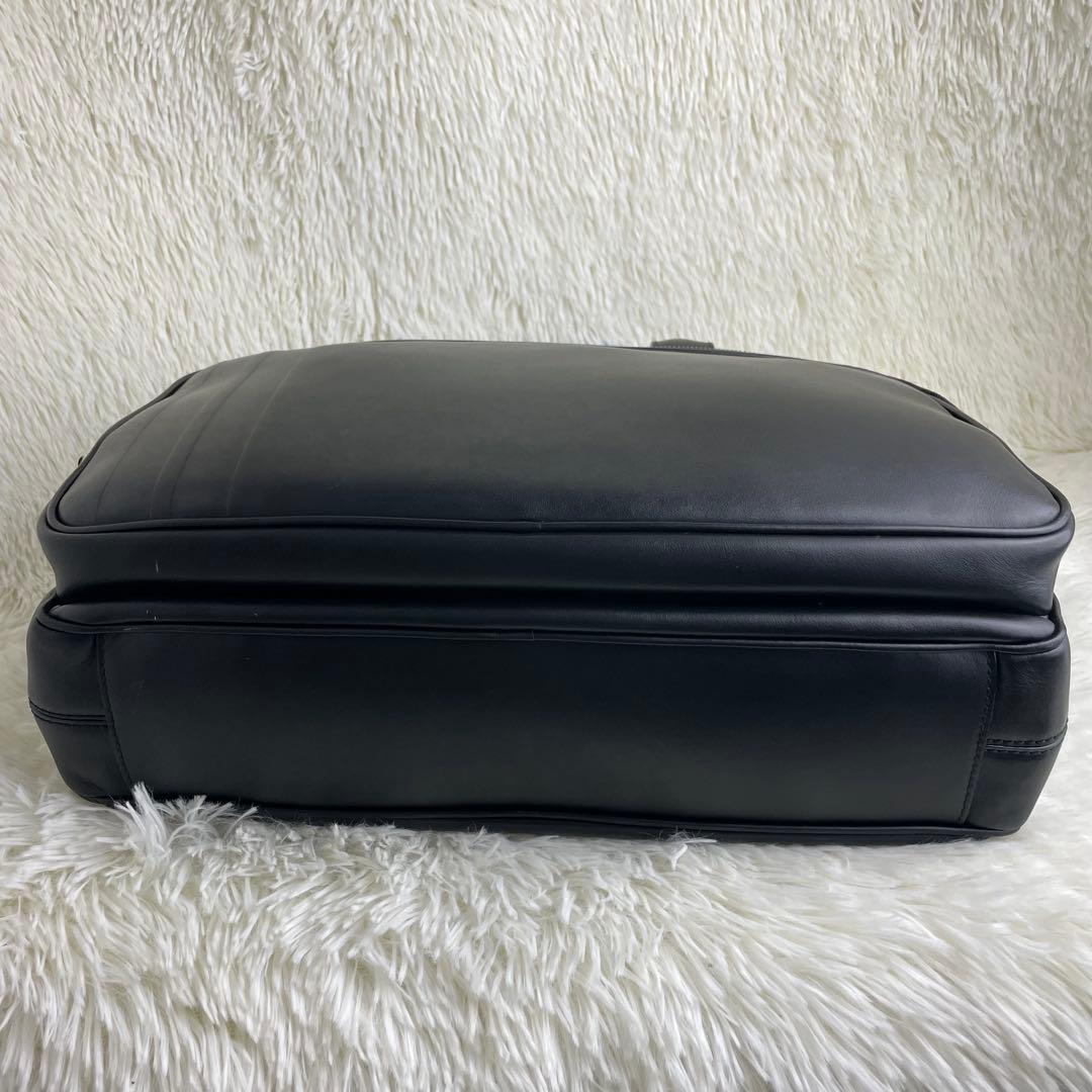 【美品】BALLY バリー ビジネスバッグ 2way レザー A4 黒