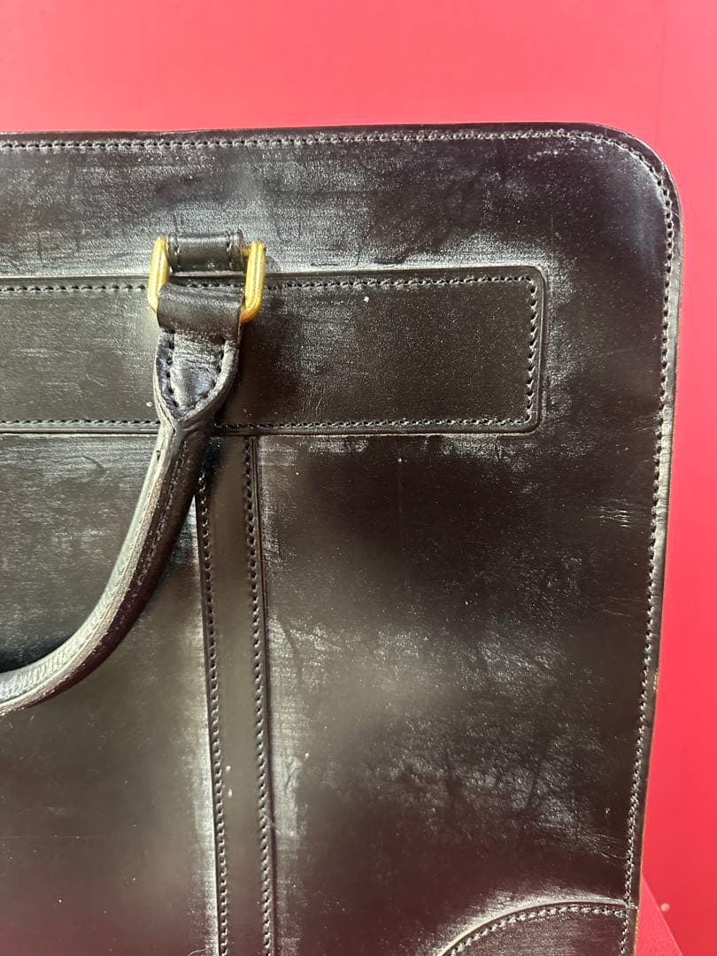 GANZO ブリーフケース 東京青山本店にて購入 長期保管品