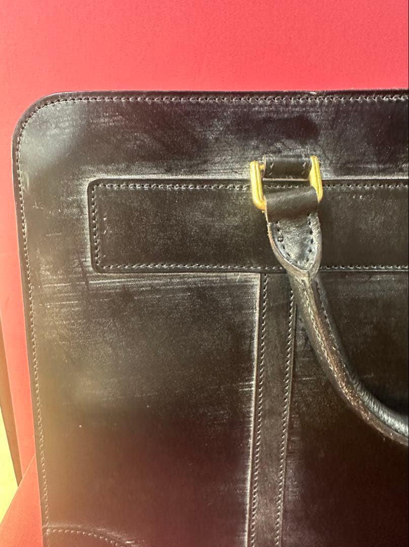 GANZO ブリーフケース 東京青山本店にて購入 長期保管品