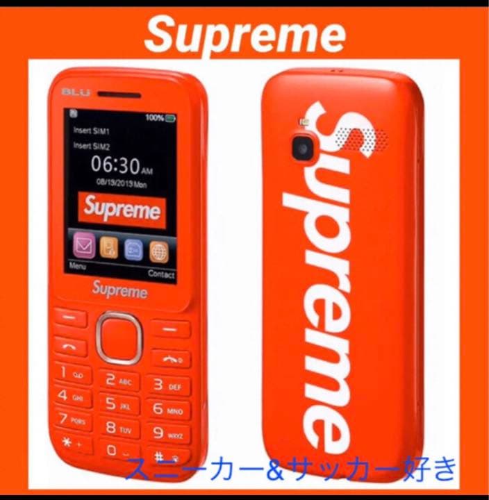 Supreme BLU Burner シュプリーム バーナーフォン 赤 - メルカリ
