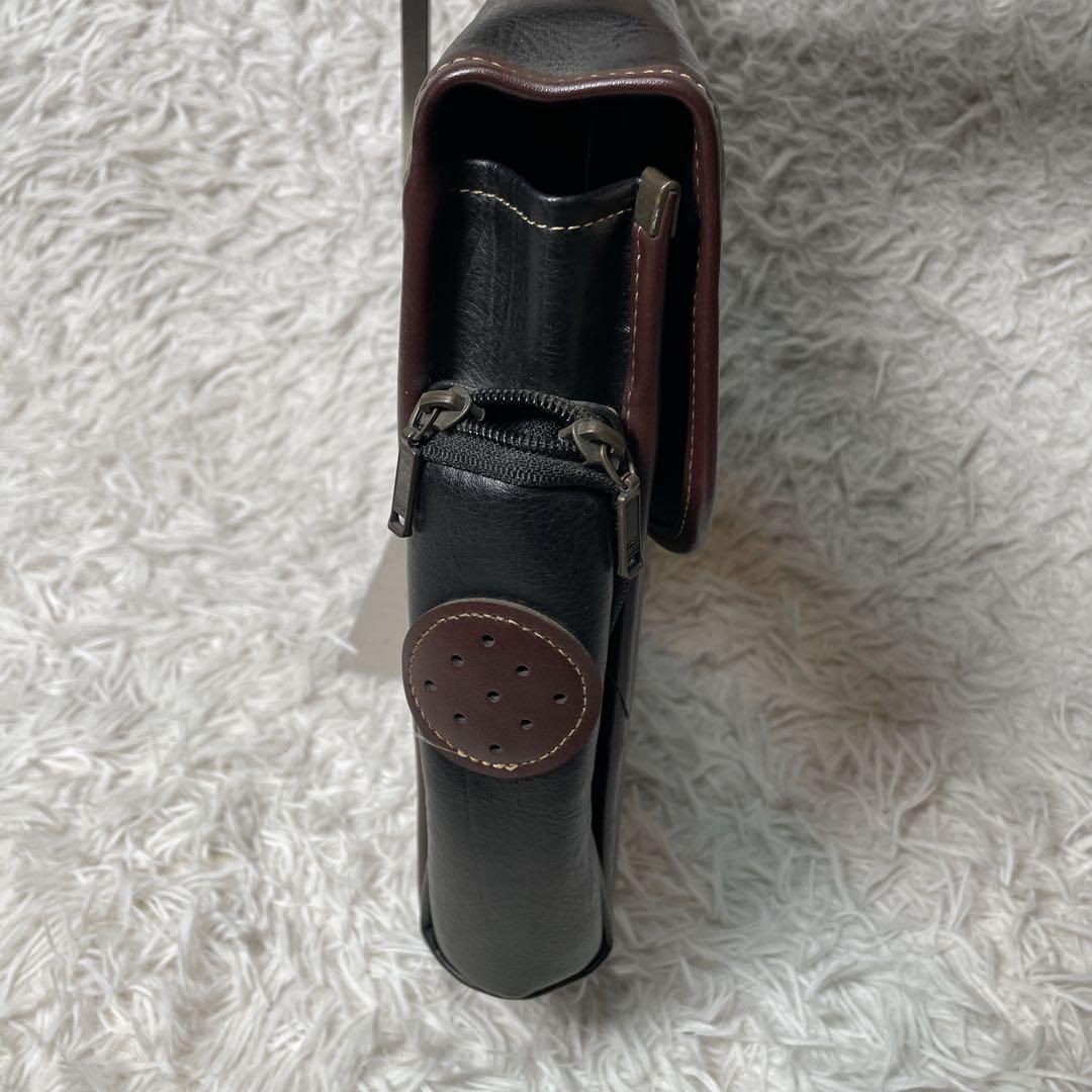 マスターピース　ビジネスバッグ　レザー　ブラック　黒　鍵付き