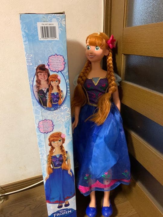 ディズニー　アナ雪　フローズン　ANNA MY SIZE DOLL