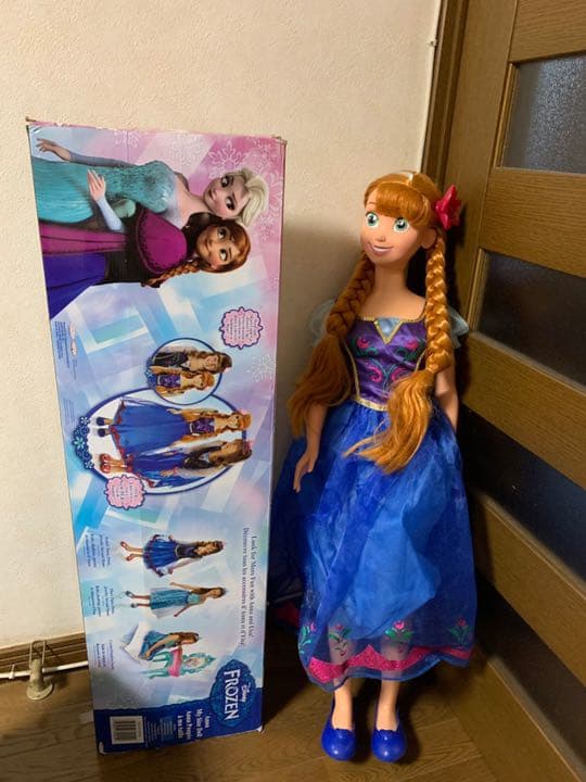 ディズニー　アナ雪　フローズン　ANNA MY SIZE DOLL
