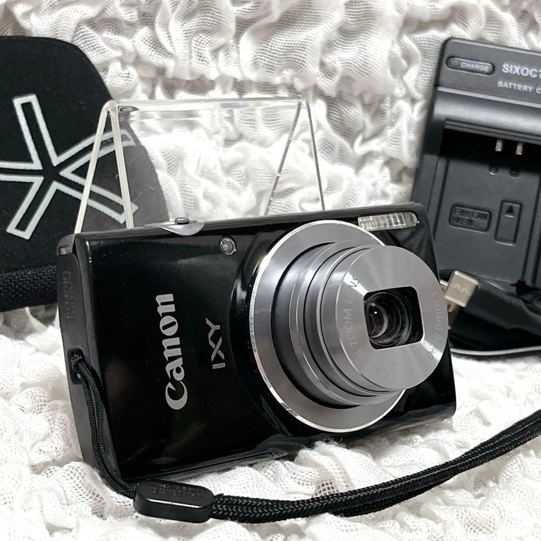 Canon キャノン IXY 120 ブラック 黒 デジカメ コンデジ 美品