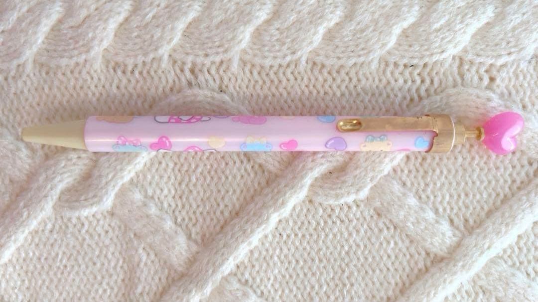 サンリオ ハローキティ カラフルタイニーチャム ボールペン 平成レトロ