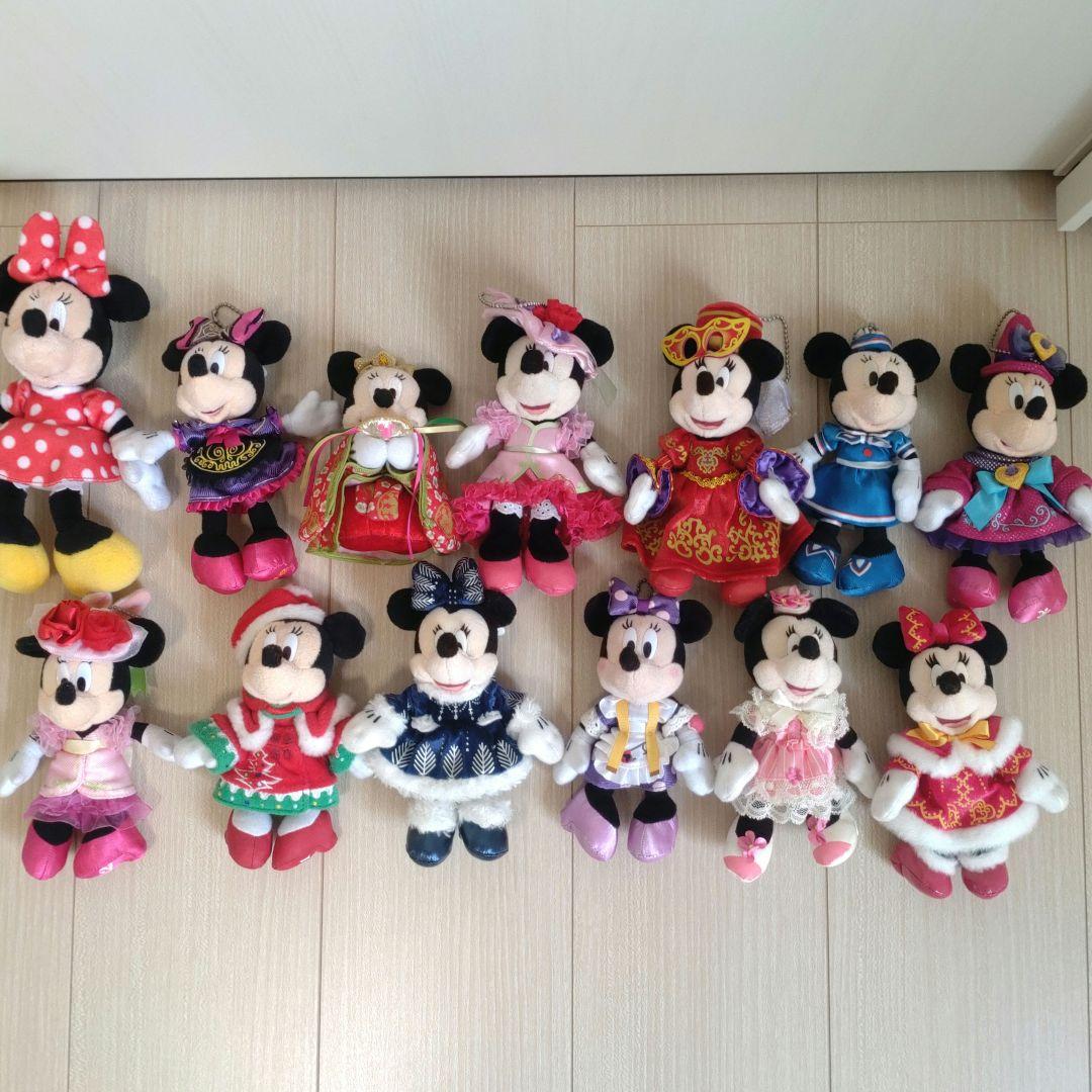 まとめ売り ミニーちゃん ぬいぐるみバッジ ぬいば 東京ディズニー
