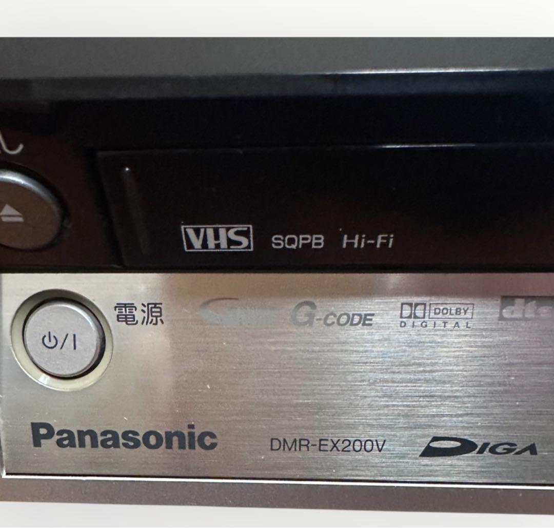 Panasonic VHS一体型DVDレコーダーDMR-EX200V ダビング可