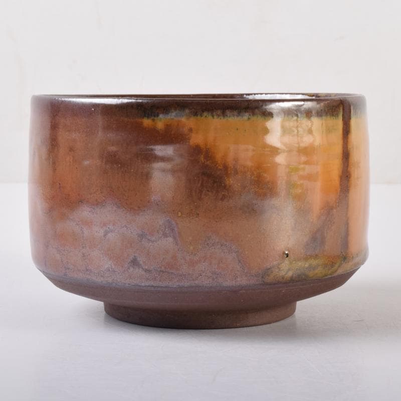 Q太郎　茶道具　高取焼　鬼丸雪山作　茶碗　共箱　V　7111