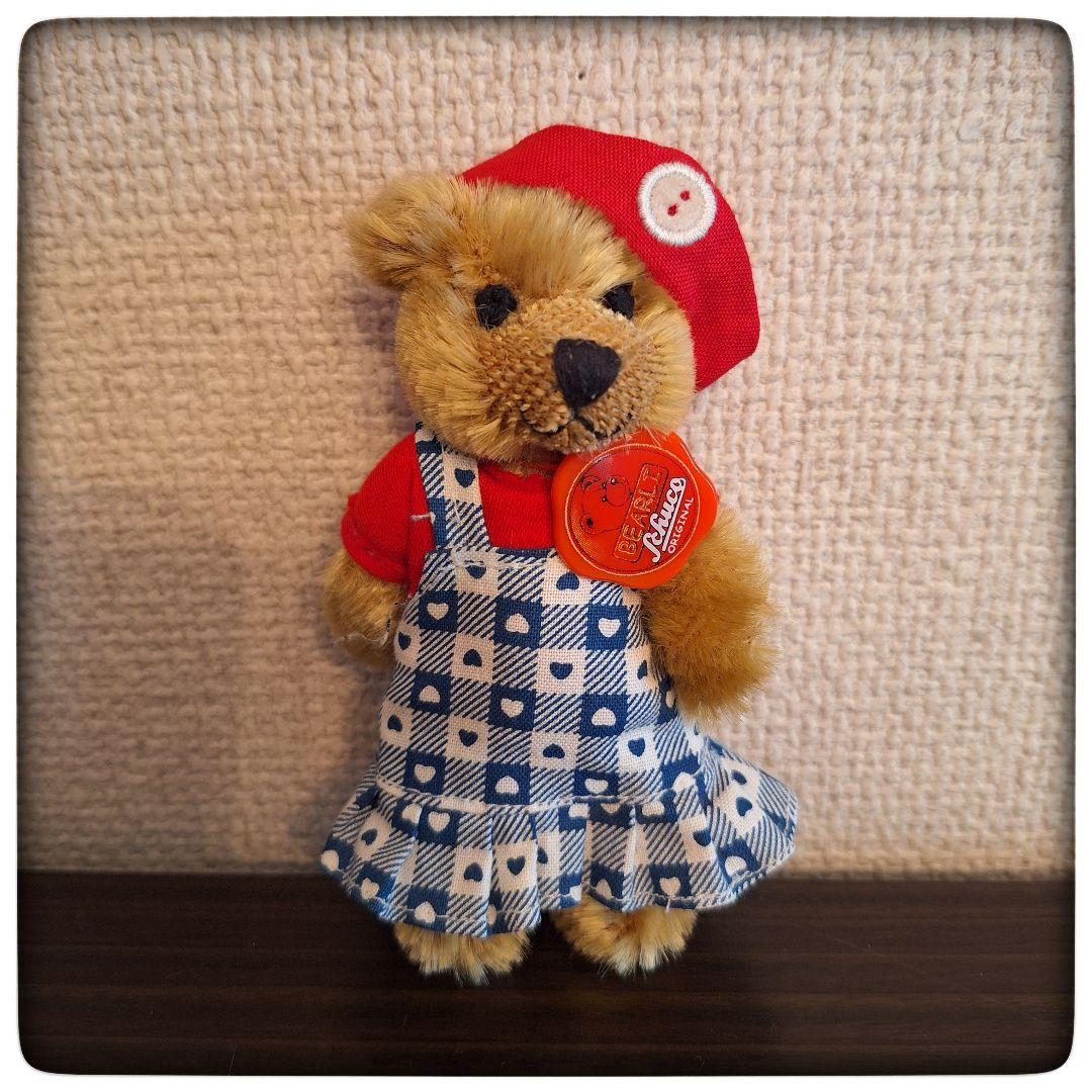 美品【Schuco シュコー 】ミニチュア テディ ベアー コスチューム