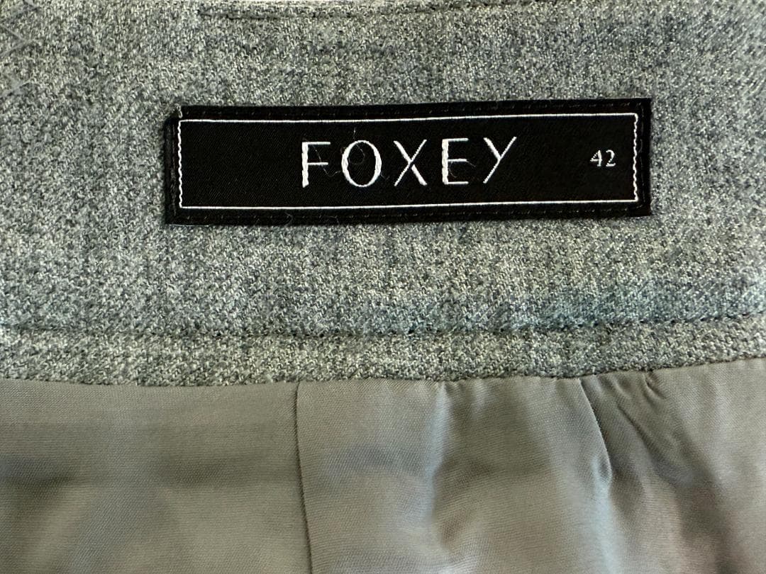 極美品★FOXEY/フォクシー キルティングスカート 42