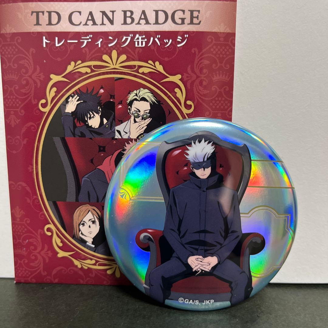 呪術廻戦 Chair Red 缶バッジ 五条悟 呪術廻戦 呪術廻戦0