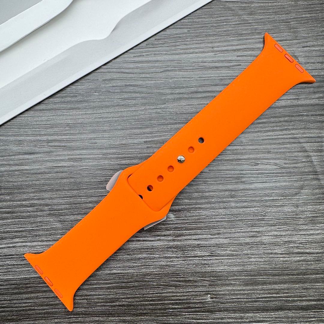 2794 未使用　Apple Watch エルメス　オレンジラバー　スポーツ