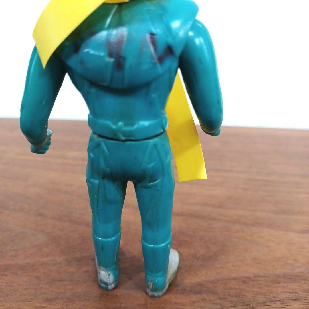 当時もの ポピー製「イナズマン」オリジナルマフラー付き希少ソフビ