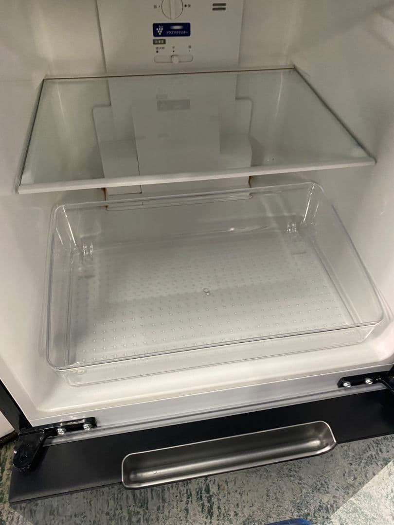 J041\" SHARP 冷蔵庫 冷凍庫 2ドア ブラック SJ-GD15G-B