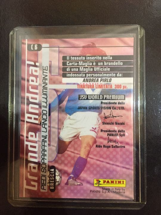 アンドレア・ピルロ 激レア ブレシア ジャージカード - メルカリ
